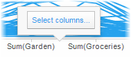 Select columns